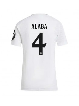 Real Madrid David Alaba #4 Replika Hemmakläder Dam 2024-25 Kortärmad